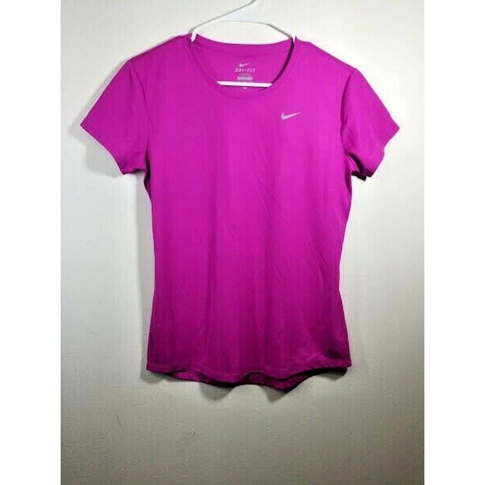 2/$25 ⭐️Women’s NIKE DRI FIT S/S Crew Neck Solid Purple T Shirt Size: Small